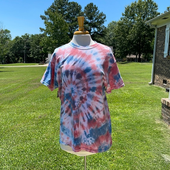 Handmade Tops - Homemade Tie Dye Shirts-W6553